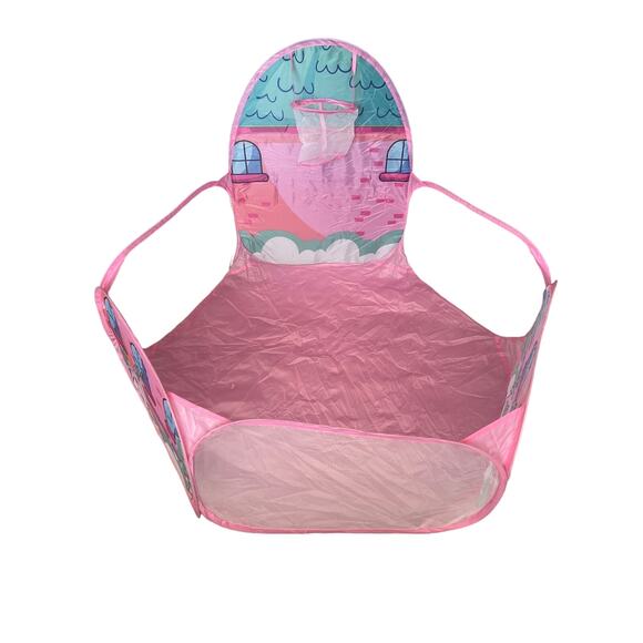 Unicorn pink girls baby/kid ball pit with basket hoop- balls not included - Picture 2 of 7